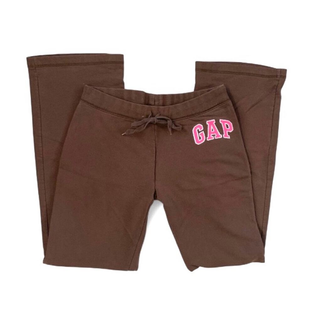 Gap Y2K Low Rise Brown Cotton Yoga Pants